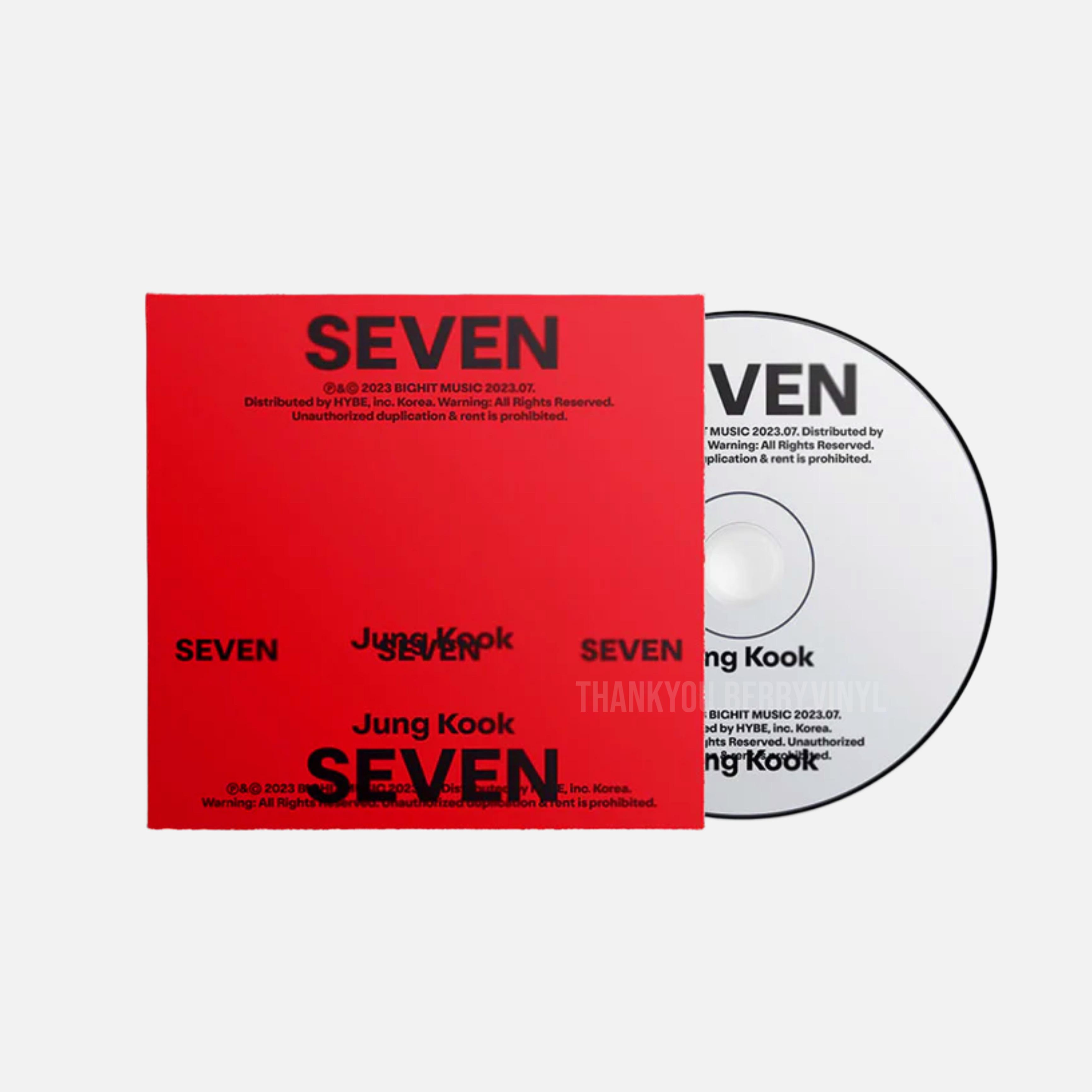 [国内配送] BTS ジョングク CDシングル Seven
