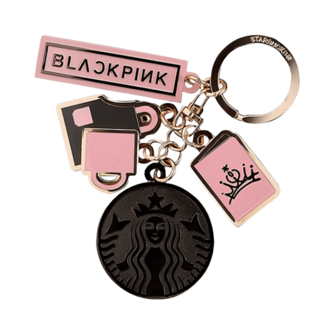 Starbucks x Blackpink Keychain スターバックス ブラックピンク キーチェーン