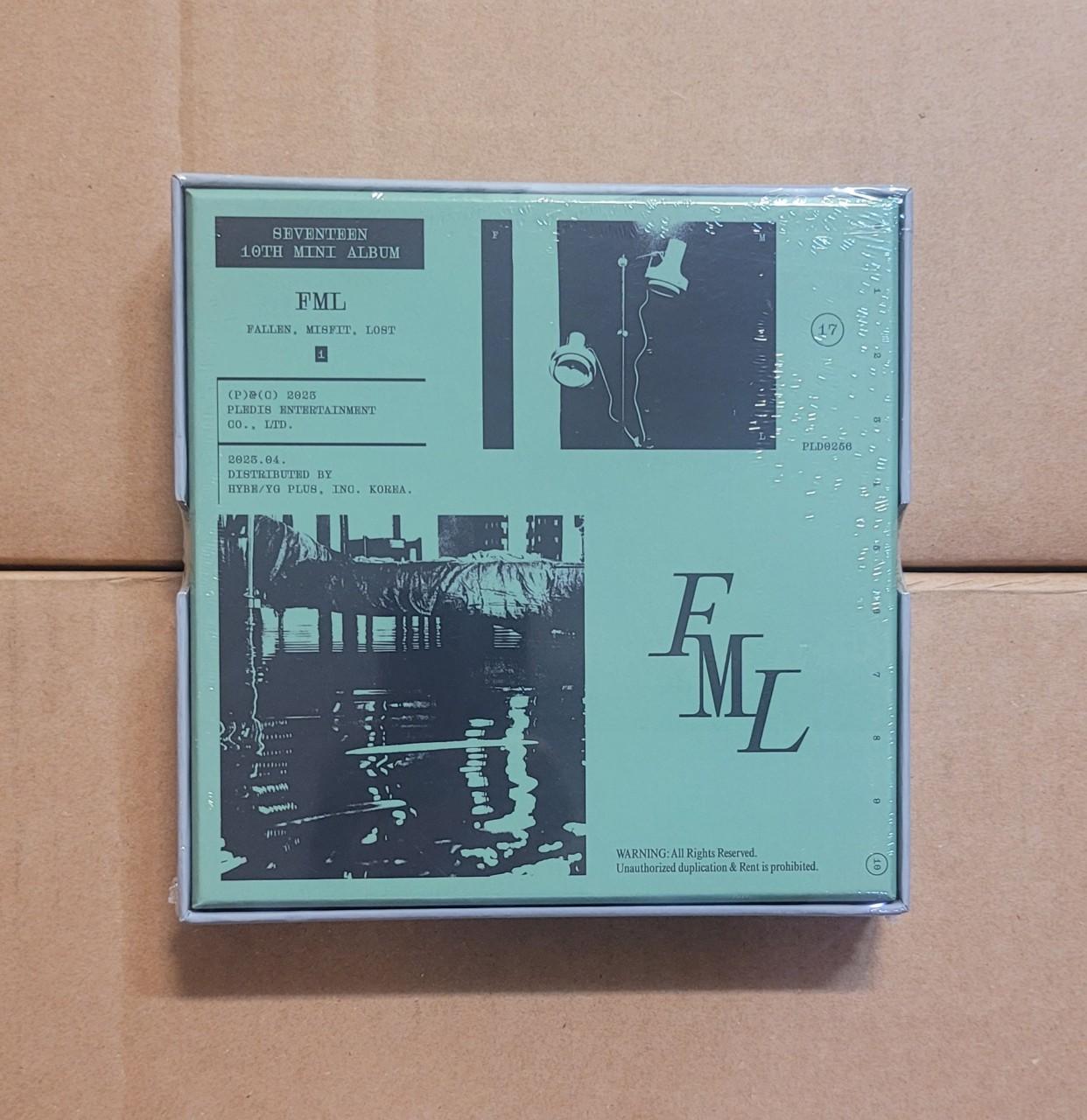 SEVENTEEN アルバム Mini 10th FML Superpower Fallen Misfit Lost Green 初回限定盤 未開封