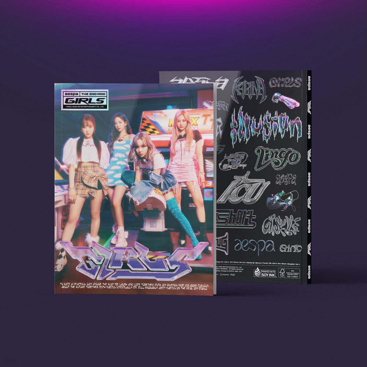 (In Stock, Ships Today) aespa Mini 2nd Album GIRLS [Real World ver]