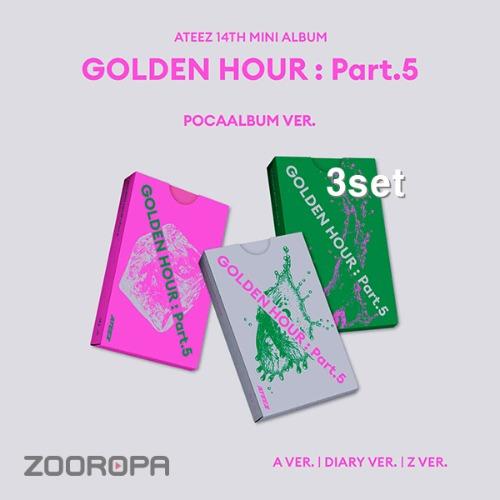 [3종세트/포카앨범] ATEEZ GOLDEN HOUR Part 5 14집 미니앨범