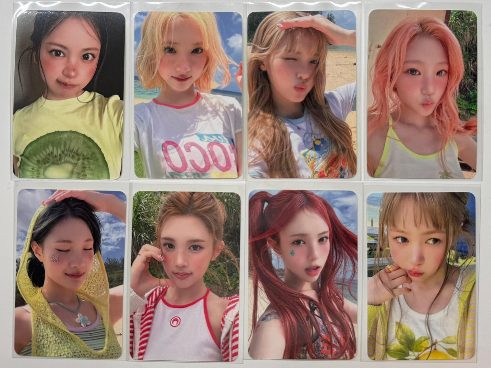 Hearts2hearts 하츠투하츠 Lemon Tang 팝업스토어 럭키드로우 포토카드 하투하 걸그룹 포카