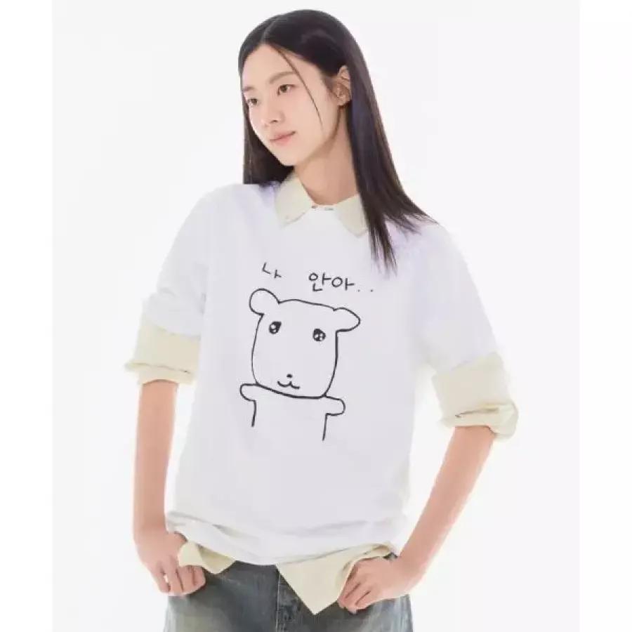 SPAO カナディ 半袖Tシャツ WHITE SPRLG25U09