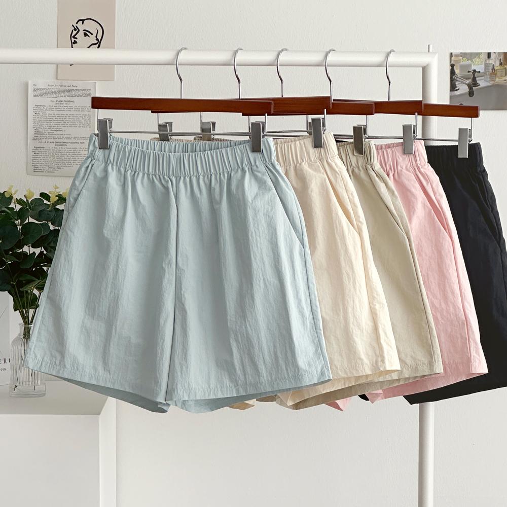 フリップパンチ 夏 ショートパンツ 冷感パンツ ナイロン レディース シャカシャカ ショートパンツ