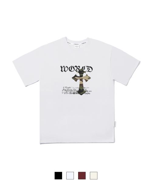 [A WORLD ALL] CAMOUFLAGE オーバーフィット 半袖 (SATAWA-0004) 5017566451