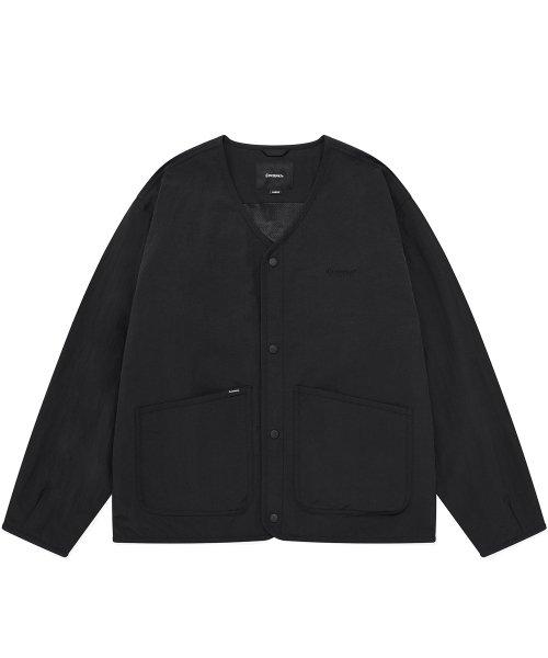 [커버낫] 나일론 가디건 자켓 블랙 CO2301JK04BK