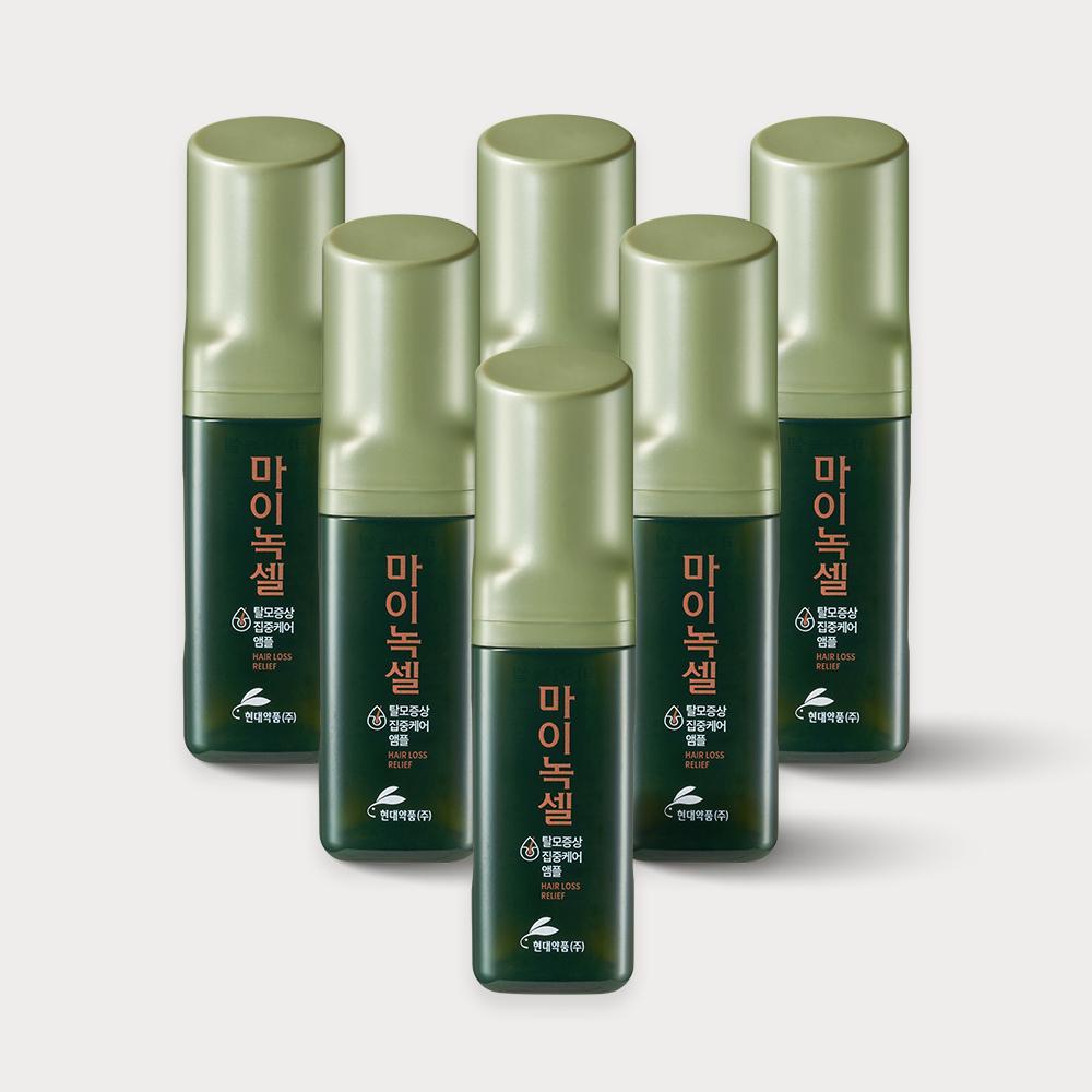 현대약품 마이녹셀 스칼프 인텐시브 탈모 앰플 60ml, 6개