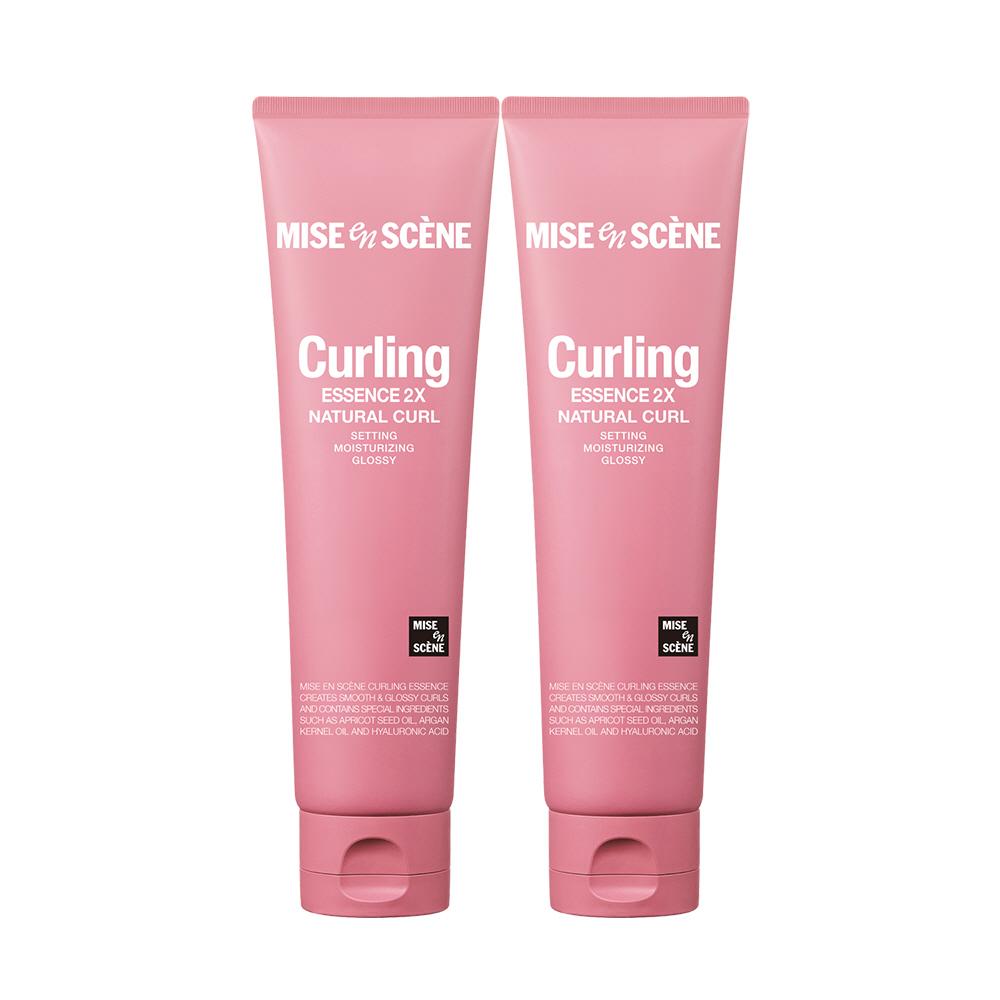 미쟝센 컬링 퍼퓸 헤어 에센스2X 내추럴 컬크림 150ml 2입