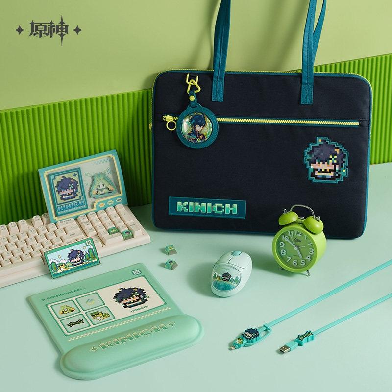 原神グッズ 原神 ナタ ピクセルシリーズ キーキャップ ケーブル 刺繍バッジ